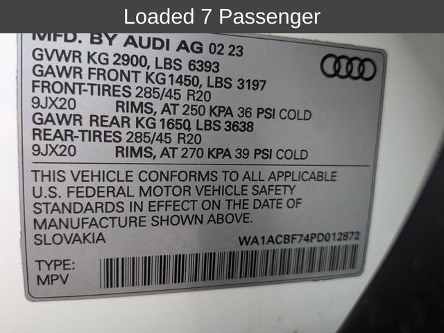 2023 Audi Q7 45 Premium quattro