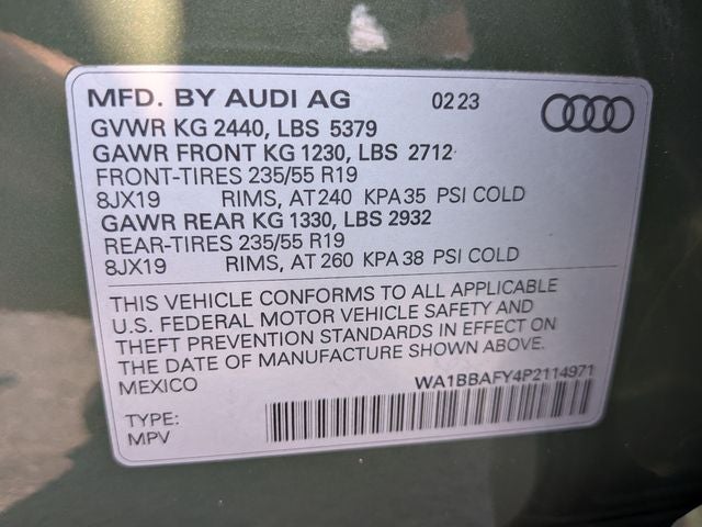 2023 Audi Q5 40 Premium Plus quattro