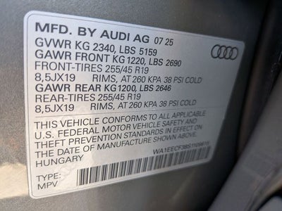 2025 Audi Q3 Premium Plus S Line quattro