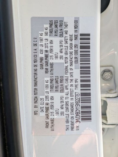 2025 Mazda Mazda CX-30 2.5 S Preferred Package