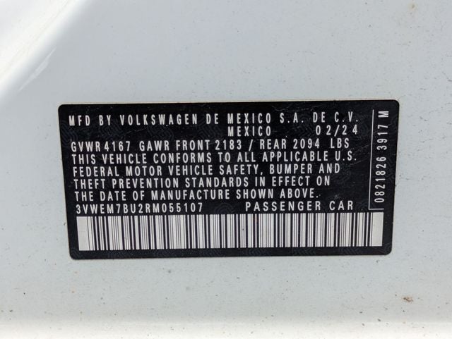 2024 Volkswagen Jetta 1.5T SE