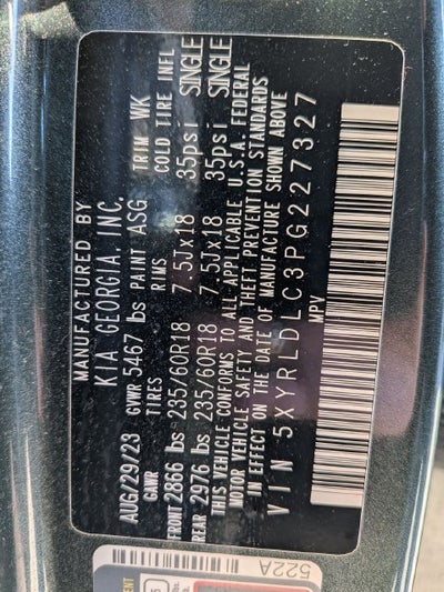 2023 Kia Sorento X-Line S