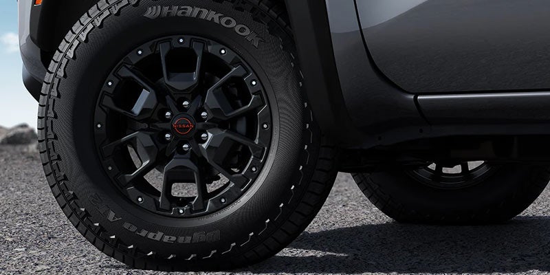 Image of tire on 2024 Nissan Frontier