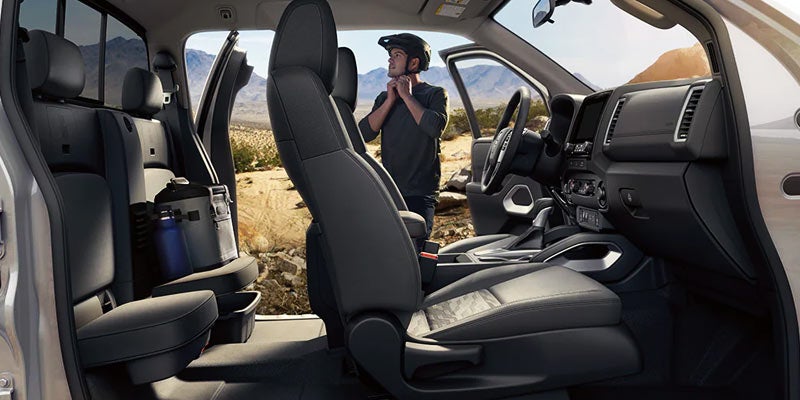 Interior view of 2024 Nissan Frontier