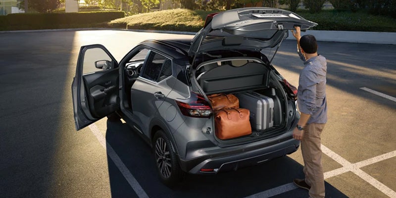 Interior image of grey 2024 Nissan Kicks