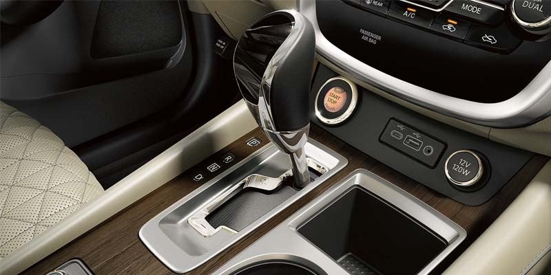 Interior view of grey 2024 Nissan Murano