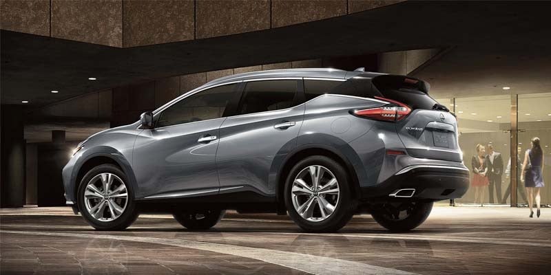 Sideview of grey 2024 Nissan Murano