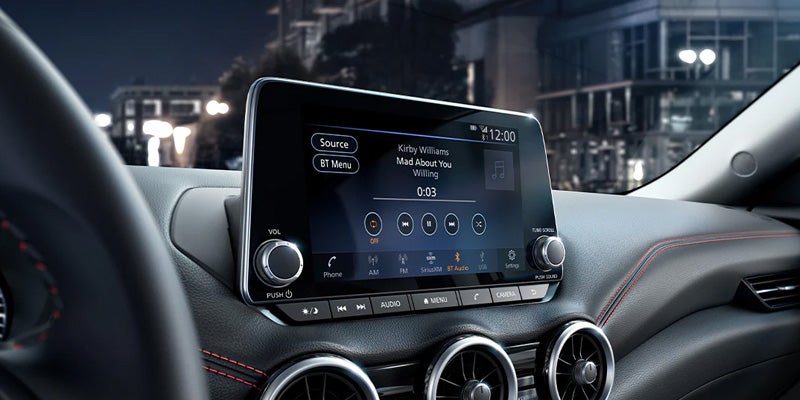 Interior view of 2024 Nissan Sentra