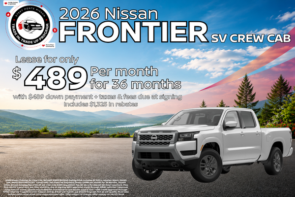2026 Nissan Frontier Lease Offer