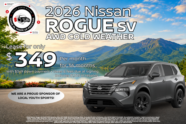 2026 Nissan Rogue SV Lease Offer
