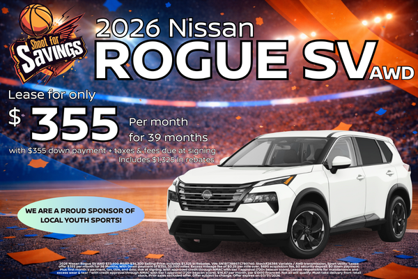 2026 Rogue SV Lease Offer