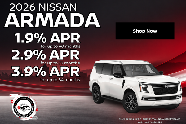 2026 Nissan Armada October Offer